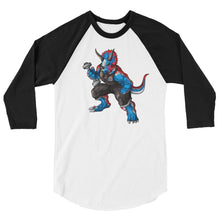 Load image into Gallery viewer, TRIcepisaurus 3/4 sleeve baseball T