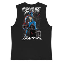 Load image into Gallery viewer, Heaton and Hicks TRIcepisaurus Sleeveless T-shirt